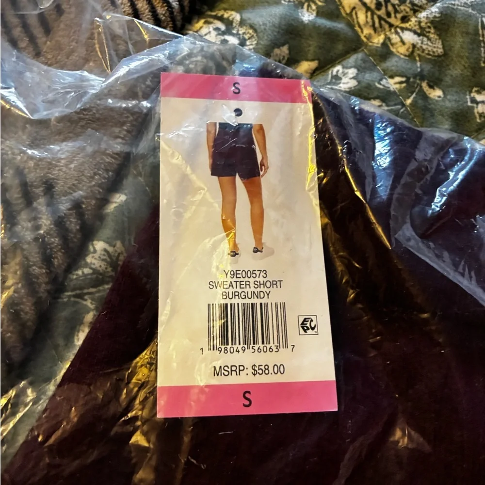 NIB Scotch & Soda Ladies Sweater Short (S) Burgandy Color - Picture 10 of 12